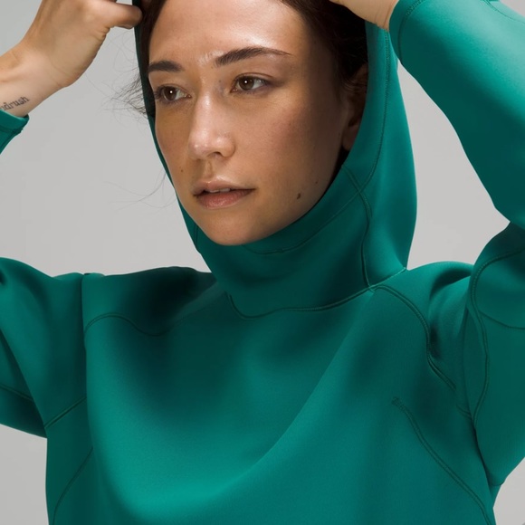 LULULEMON ⚡️ AIRWRAP HOODIE IN TEAL LAGOON 💦💦💦 - Picture 4 of 11